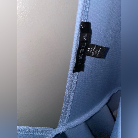 UK2LA (Forever 21) Baby Blue Peplum Top (Size Medium) - Picture 4 of 4